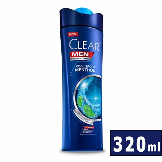 Clear Men Cool Sport Menthol Shampoo (Thailand) 320 ml